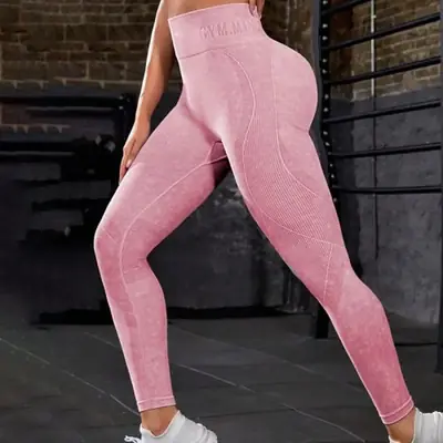 Image de Leggings Yoga Haute Taille Sans Couture - Levage des Hanches