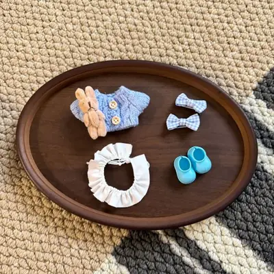 Image de Tenue de Vacances pour Poupée Labubu 17 cm - Style Crybaby
