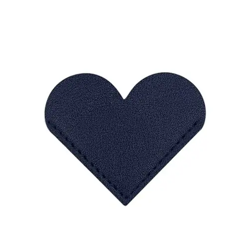 Cœur bleu marine