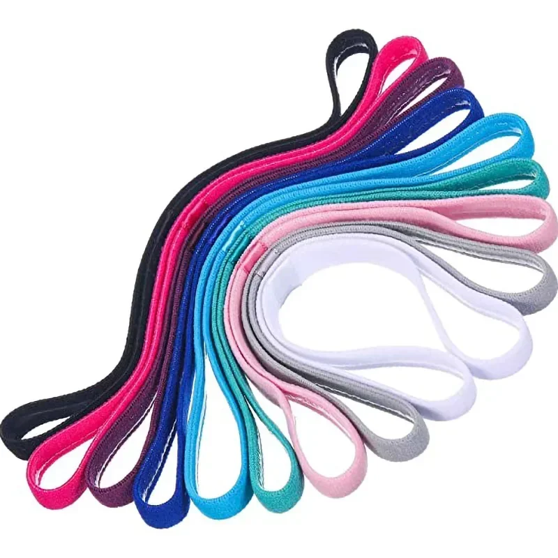 Afbeelding van Universele Antislip Yoga Hoofdband voor Mannen en Vrouwen – Elastische Zweetband voor Sport, Fitness, Hardlopen en Voetbal