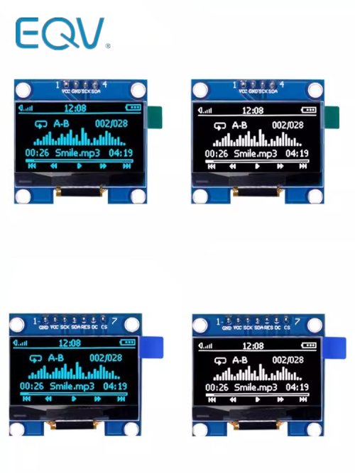 Image de OLED 1.3'' Blanc 128x64 - Affichage I2C/SPI pour Arduino