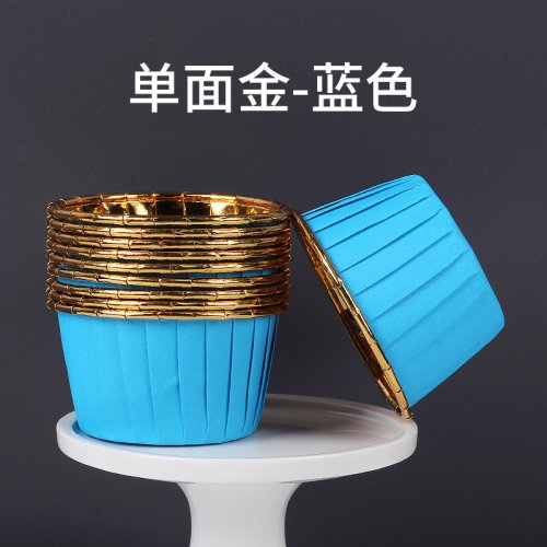 Afbeelding van Gouden & Zilveren Cupcake Liners - 50 Stuks