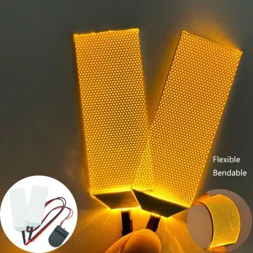 Image de Yeux LED Flexibles pour Masque Iron Man - Cosplay & Halloween
