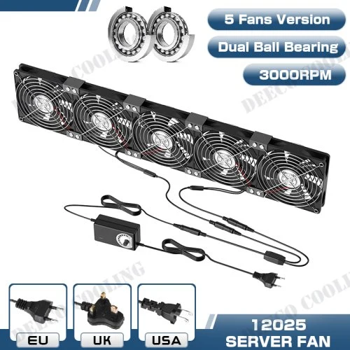 5 ventiladores doble bola