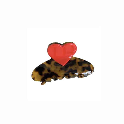 Zdjęcie Kreatywna, dopasowana kolorystycznie spinka do włosów z octanu Słodka i urocza dziewczyna Miłość Chw...