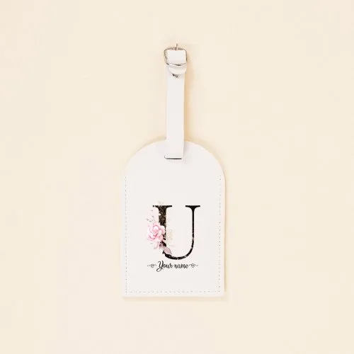 Letter U met naam