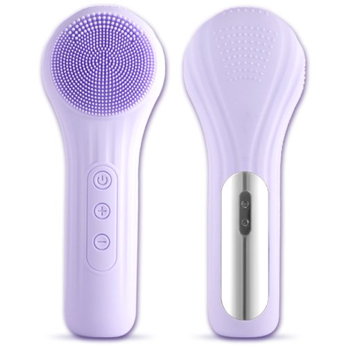 Immagine di Spazzola Sonica Ricaricabile per Pulizia Faciale Impermeabile – Detergente Elettrico Esfoliante per Uomini e Donne con Tecnologia di Pulizia Profonda