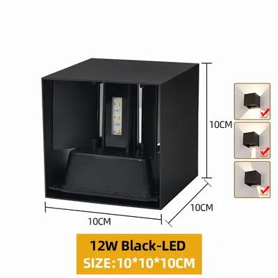 Image de Lampe Murale LED IP65 Intérieur/Extérieur - 12W & 24W