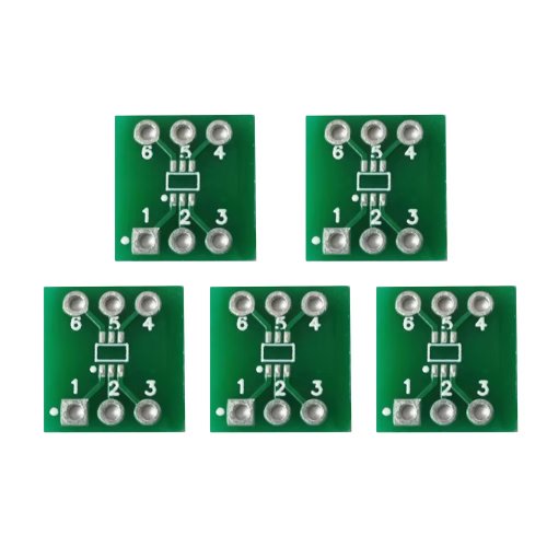 Image de Adaptateur SOT23 à DIP - Convertisseur PCB 0.5mm/0.65mm