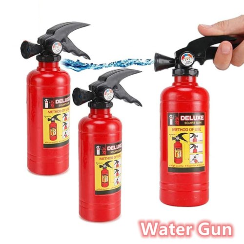 Bild von Spaßvolle Mini-Feuerlöscher Wasserpistole – Sprühspielzeug für Kinder, Outdoor-Spaß am Strand, im Pool und im Sommer, perfekt für Feuerwehrmann-Rollen und Partys