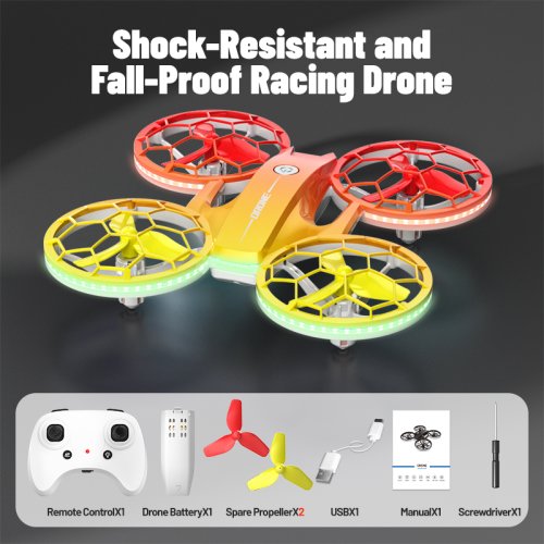 Immagine di JJRC H127 2.4G Quadcopter telecomandato One-touch Decollo e atterraggio Drone acrobatico Luce intensa Giocattolo per bambini resistente alla caduta