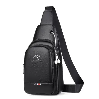 Image de Sac à Bandoulière Homme en Cuir - Élégant & Pratique