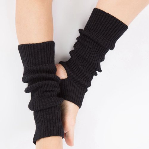 Bild von Elegante Damen-Stricksocken für Latin-Tanz, Fitness & Walken – Lange Beinwärmer mit modischem Design für Frauen