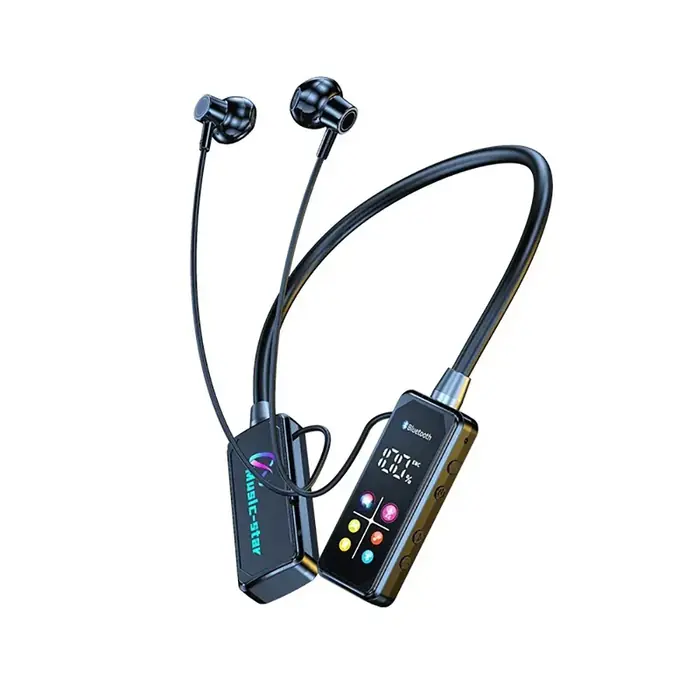 Image de Écouteurs Bluetooth 5.4 avec Écran Couleur et Réduction de Bruit