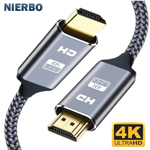 Afbeelding van HDMI-kabel 2.0 4K met HDR, High Speed met Ethernet, geschikt voor PS4, PS3, Xbox, Fire TV Stick, Blu-ray speler – 3ft, 6ft en 10ft – Mannelijk aansluiting