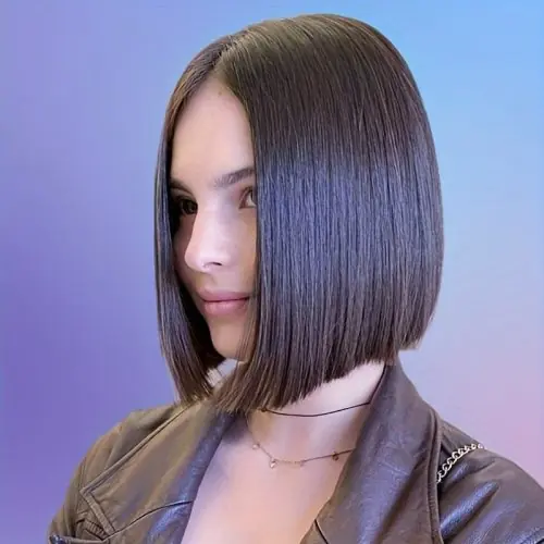 Image de Perruque Bob Ombrée Synthétique - Style Tendance & Facile à Porter