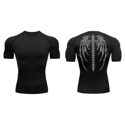 Image de T-Shirt de Compression Homme - Séchage Rapide & Protection Cutanée