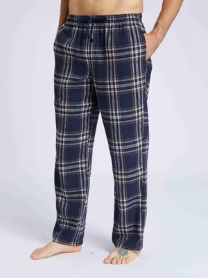 Image de Pantalon de Pyjama Homme Flanelle à Carreaux - Confort Hiver