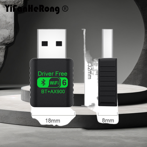 Immagine di Adattatore WiFi 6 USB Dual Band AX900 – Scheda di Rete Wireless con Ricezione Potente a 2.4 GHz e 5 GHz, Dongle Portatile per PC e Notebook con Driver Inclusi