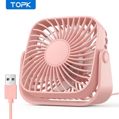 Image de Mini Ventilateur Portable USB 4 Pouces - Silencieux & 360°