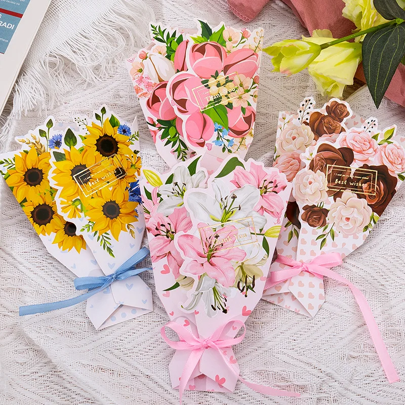 Imagen de Tarjeta 3D Plegable con Flores – Regalo Perfecto para Mamá
