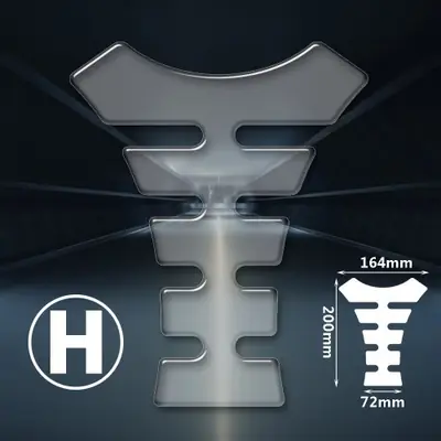 Image de Protection Transparente Réservoir Moto Universelle