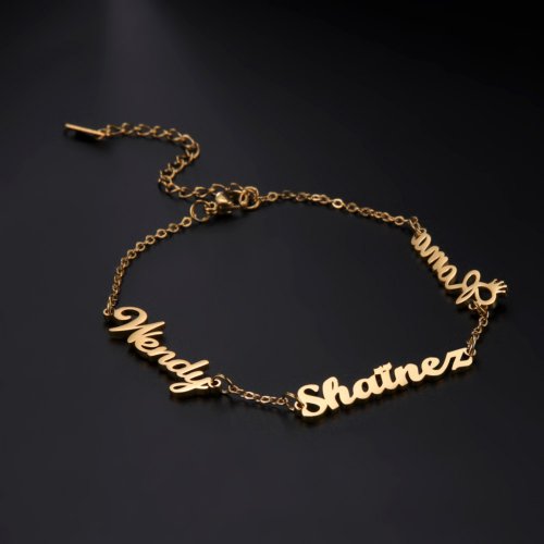 Bild von Personalisiertes Edelstahl-Armband mit Namen – Ideal für Frauen & Familie