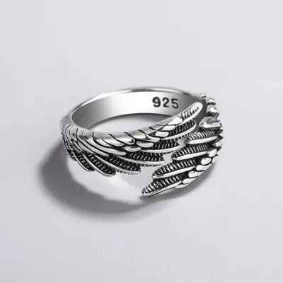 Image de Bagues Argent 925 Thaïlandais - Style Hip Hop Vintage