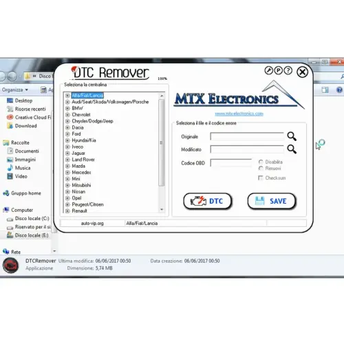 Image de Dissolvant DTC 1.8.5.0 pour Kess V2 & KTAG - Logiciel OBD2 Illimité