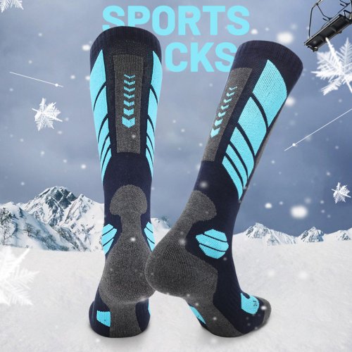 Image of Premium Thermal Ski Socks for Men and Women – Warm, Moisture-Wicking Outdoor Sports Socks for Cycling, Snowboarding, Hiking, and Winter Adventures