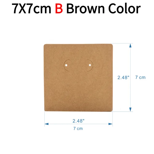 7x7cm B typ brązowy