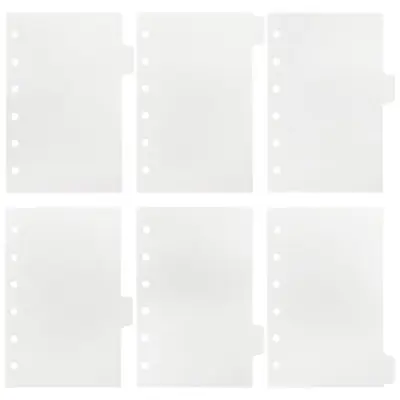 Image de Séparateurs Index Transparent A5/A6 - 6 Troux