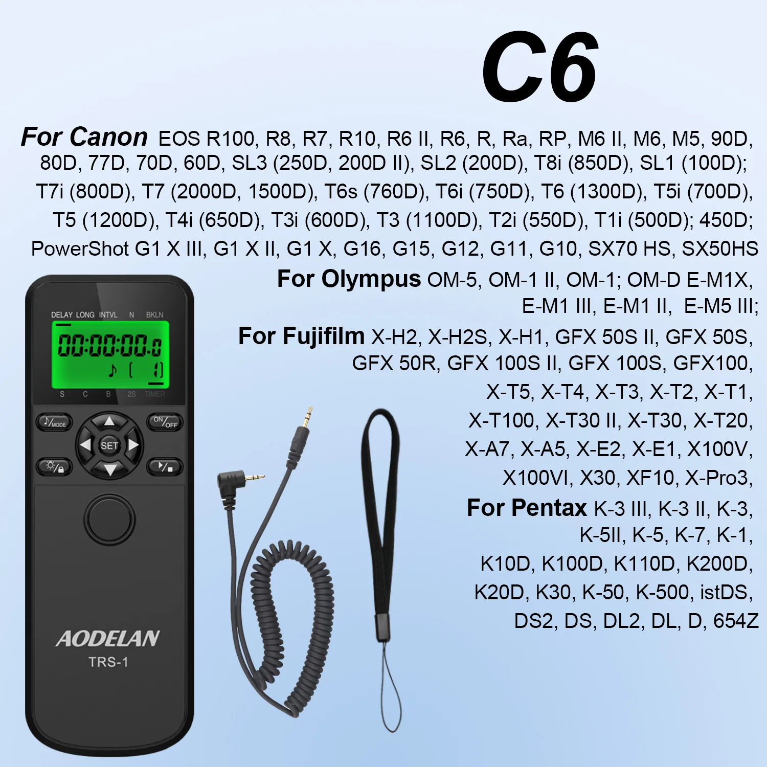 C6 for canon