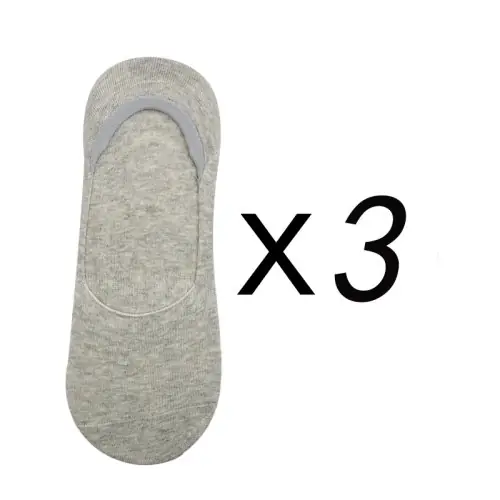 Image de Chaussettes Homme Invisibles Bambou Respirantes
