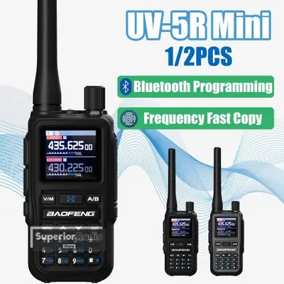 Image de Talkie-Walkie Baofeng UV-5R Mini - Bluetooth & 999 Canaux