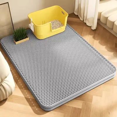 Tapis de Litière Chat XXL Étanche & Lavable