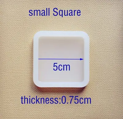 Image de Moules Silicone pour Résine - Carré, Rond, Ovale, Rectangle