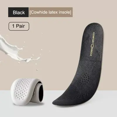 Image de Semelles de Sport en Cuir - Anti-Fasciite Plantaire & Absorption Chocs