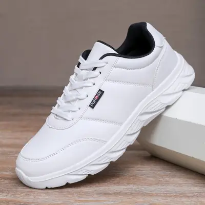 Image de Mocassins Hommes Confortables - Noir & Blanc Taille 39-46
