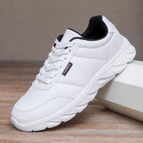 Image de Mocassins Hommes Confortables - Noir & Blanc Taille 39-46