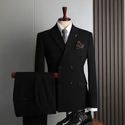 Image de Costume Homme Slim Rayé - Élégant & Raffiné