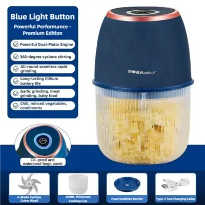 Image de Hachoir Électrique Multi-Fonctions 350ml - USB & Pratique