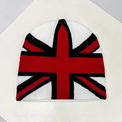 Image de Bonnet Tricoté Union Jack - Style Urbain & Chaud