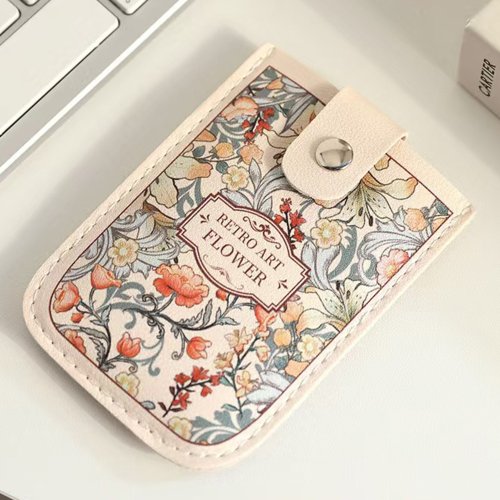Zdjęcie Laminowany, ukryty mini portfel na karty, wysuwany futerał na karty kredytowe, etui na wizytówki, blokowanie RFID, etui na dowód osobisty z PVC