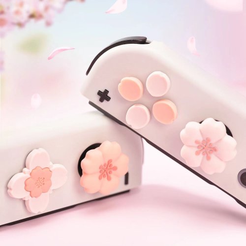 Imagen de Accesorios Rosa Sakura para Nintendo Switch Joy-Con