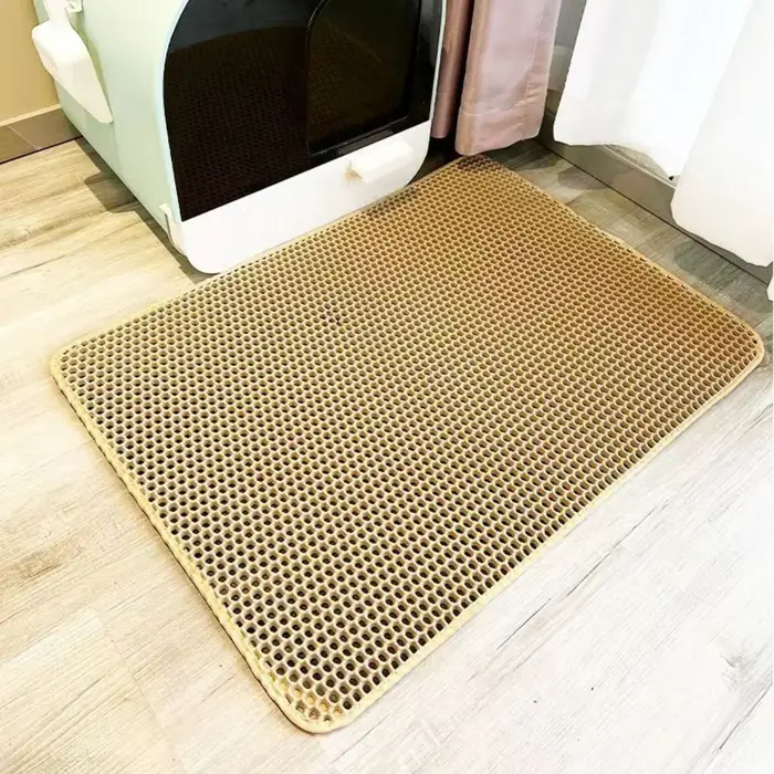 Image de Tapis de Litière Chat XXL Étanche & Lavable