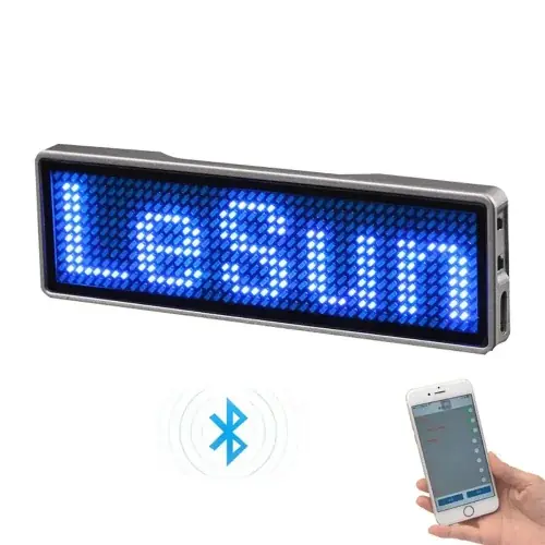 Bleu avec Bluetooth