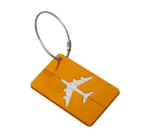 Image de Étiquette de Bagage en Aluminium - Anti-Perte & Sécurisée