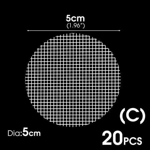 C x 20PC-5cm-rotondo