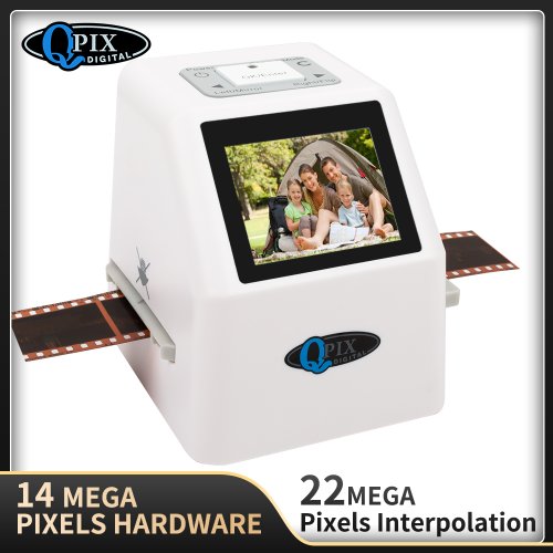 Imagen de Escáner Digital de Película de Alta Resolución 22 MP para Diapositivas 35mm, Super 8, Negativos 110, 135 y 126 KPK con Conexión USB